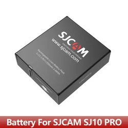 original SJCAM SJ10 PRO Rechargeable Battery For SJCAM SJ10 Pro SJ10X SJ10 PRO Dual Screen Series Action Camera Accessories