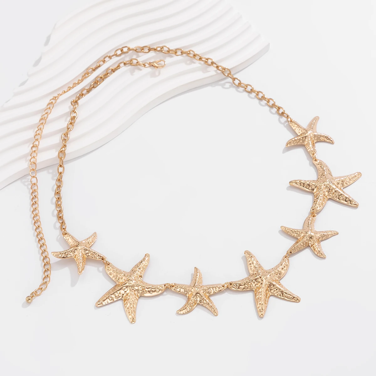 IngeSight.Z Fashion Charm Gold Color Sea Starfish Waist Belly Chain For Women Sexy Summer Beach Body Chain Jewelry Accessories