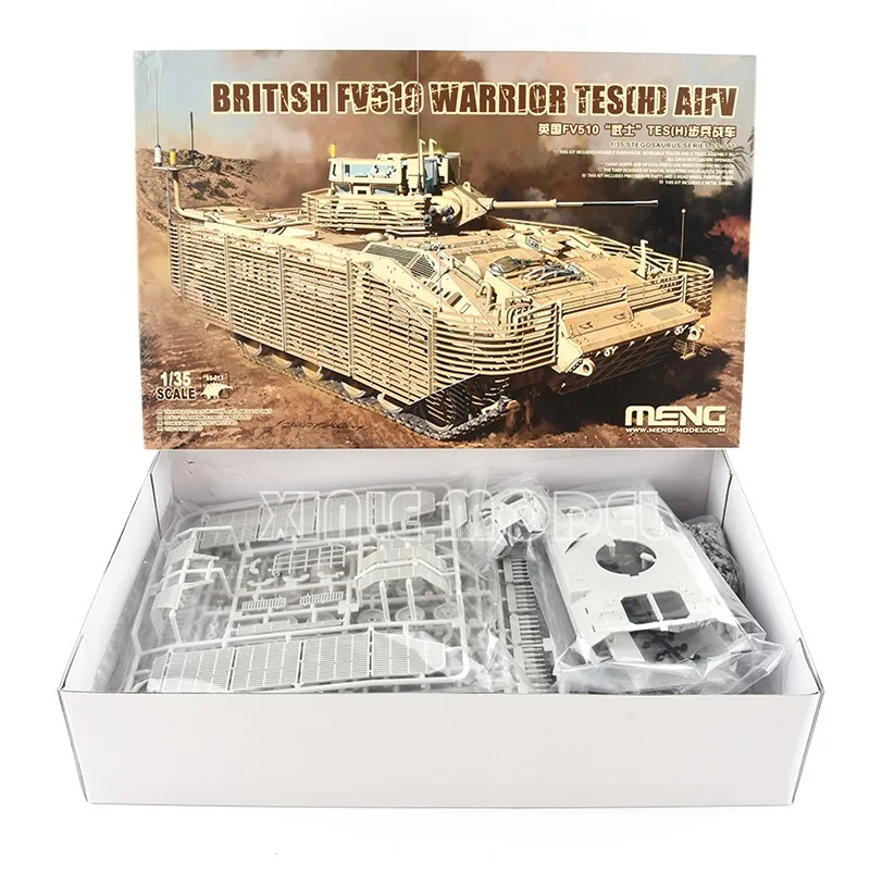

MENG Model Building Kits 1/35 SS-017 British FV510 "Samurai" TES (H) Infantry Tank for Military Toy Model Hobby Collection