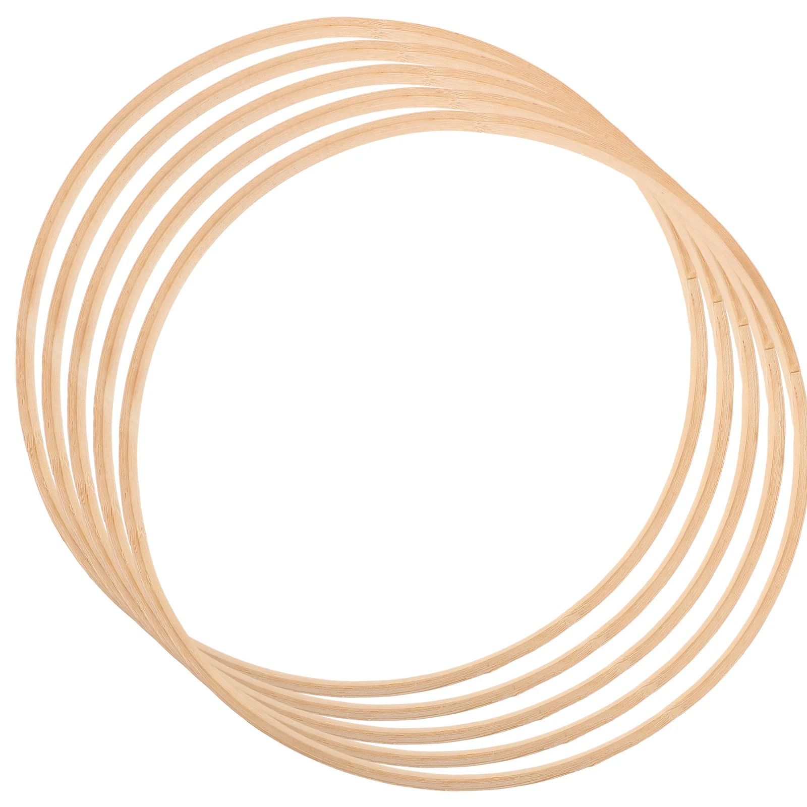 

5Pcs 26Cm Bamboo Dreamcatcher Ring Set Ideal for DIY Dream Catcher Craft Yarn Wrapped Home Art Decoration Supplies