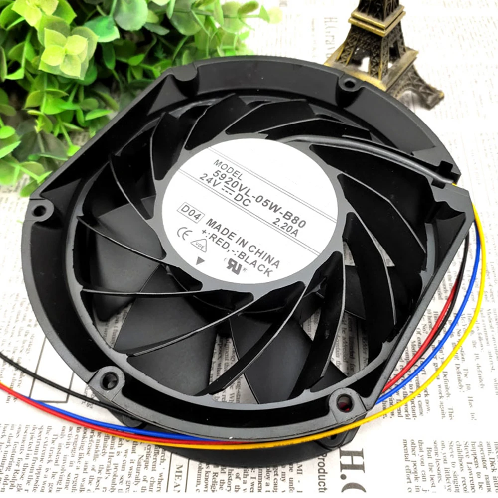 مروحة تبريد 5920VL-05W-B80 DC 24V 2.20A 17 سم 17251 172x150x51 ملم 2/3/4-سلك