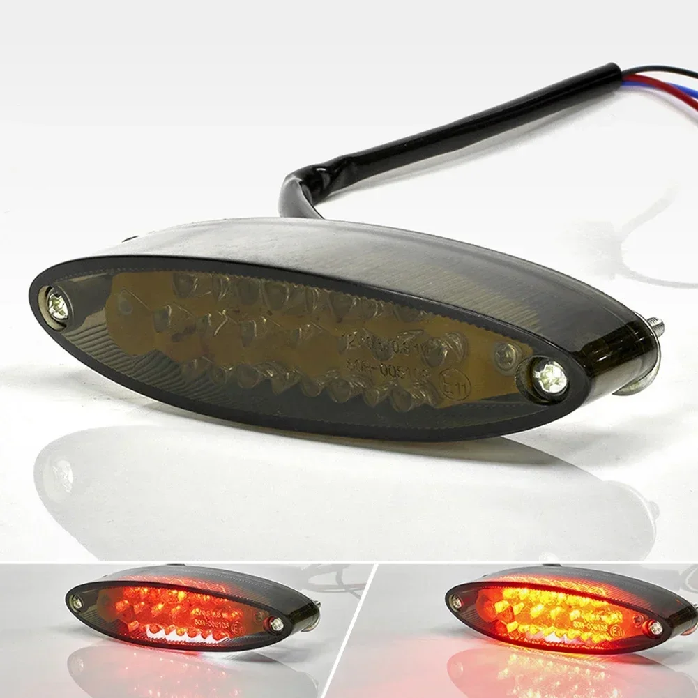 Motorcycle Modified Tail Light 12V Rear Tail Light LED Brake Stop Light for ATV Suzuki Harley Honda Kawasaki BMW DR DRZ 650 400