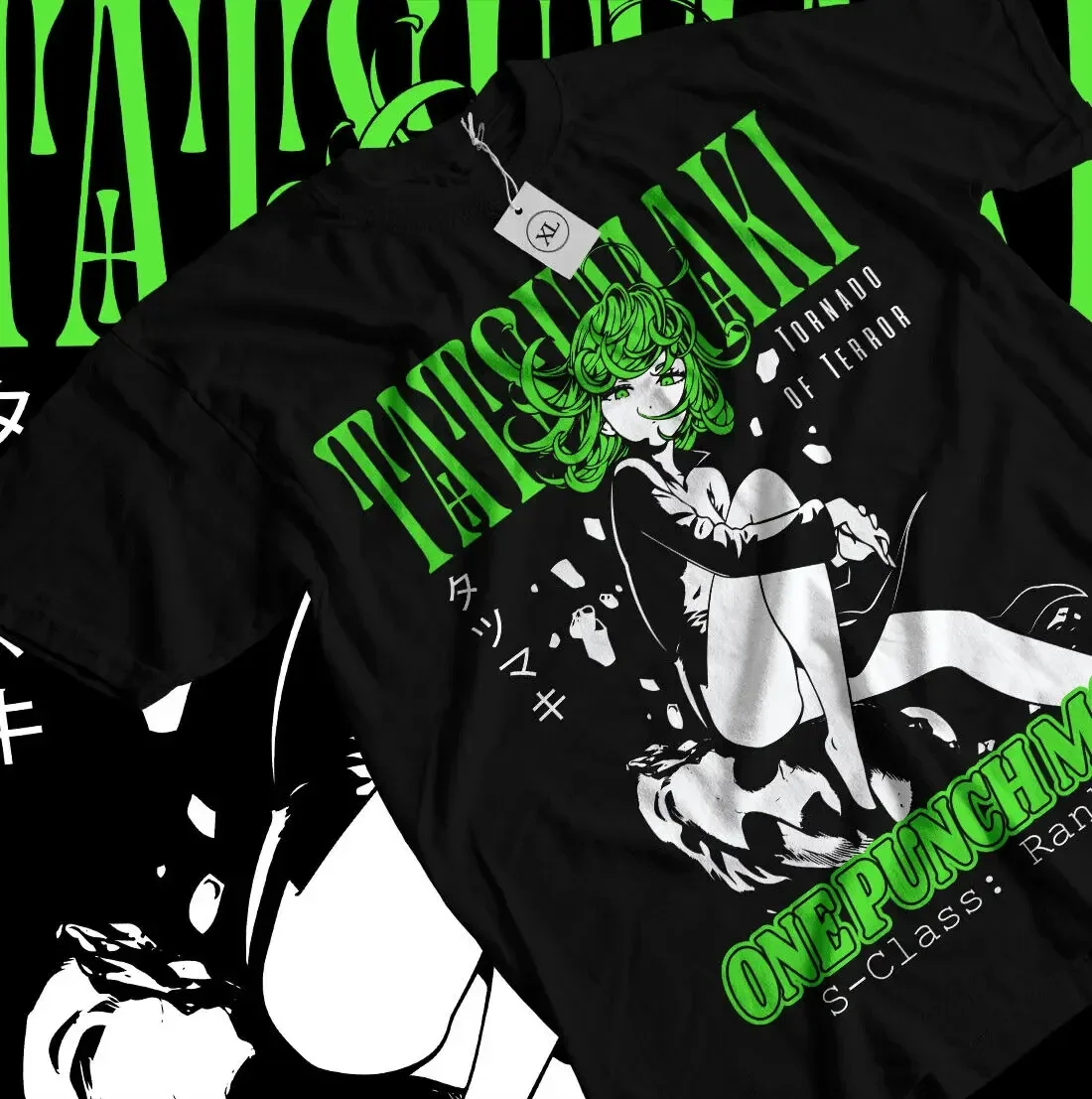 Tatsumaki T-shirt One Punch Man Anime Manga Villain Kawaii Funny Shirt All Size Graphic T Shirts  Women Clothing  Women Clothes