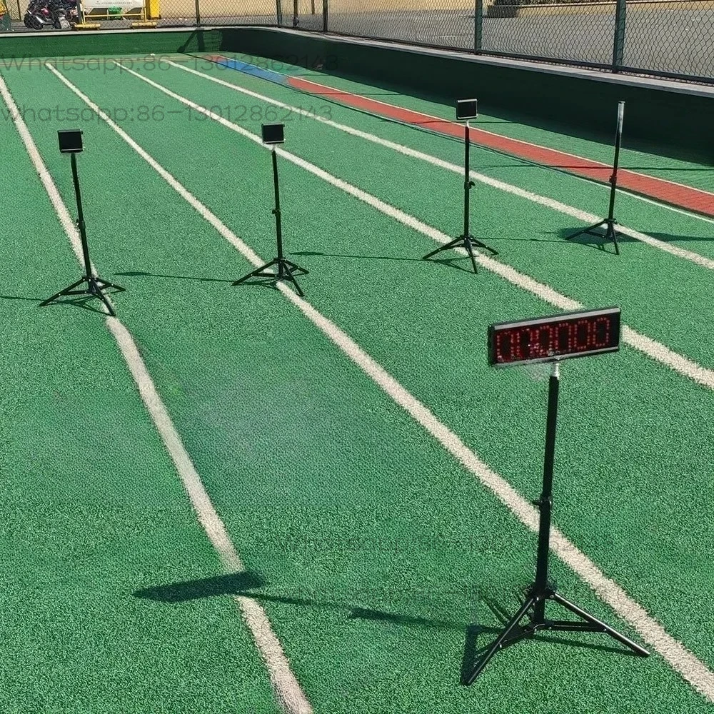 Sports Timing Devices Automatic induction of sprint test in track and field roller skating competition with infrared laser timer