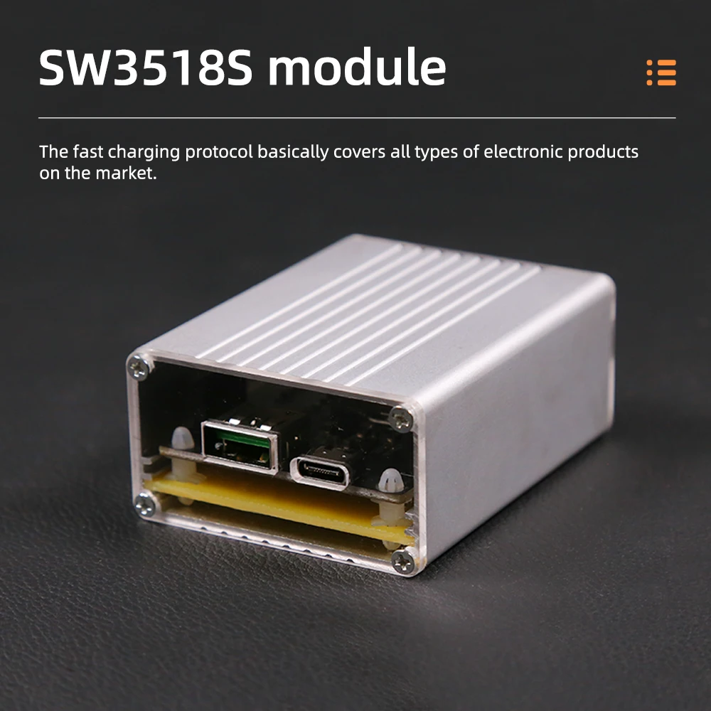 Aluminium Shell Voll Protocol Schnelle Lade Modul SW3518 100w Multi-Funktion Auto Notebook Ladegerät Multi-Port Ausgang