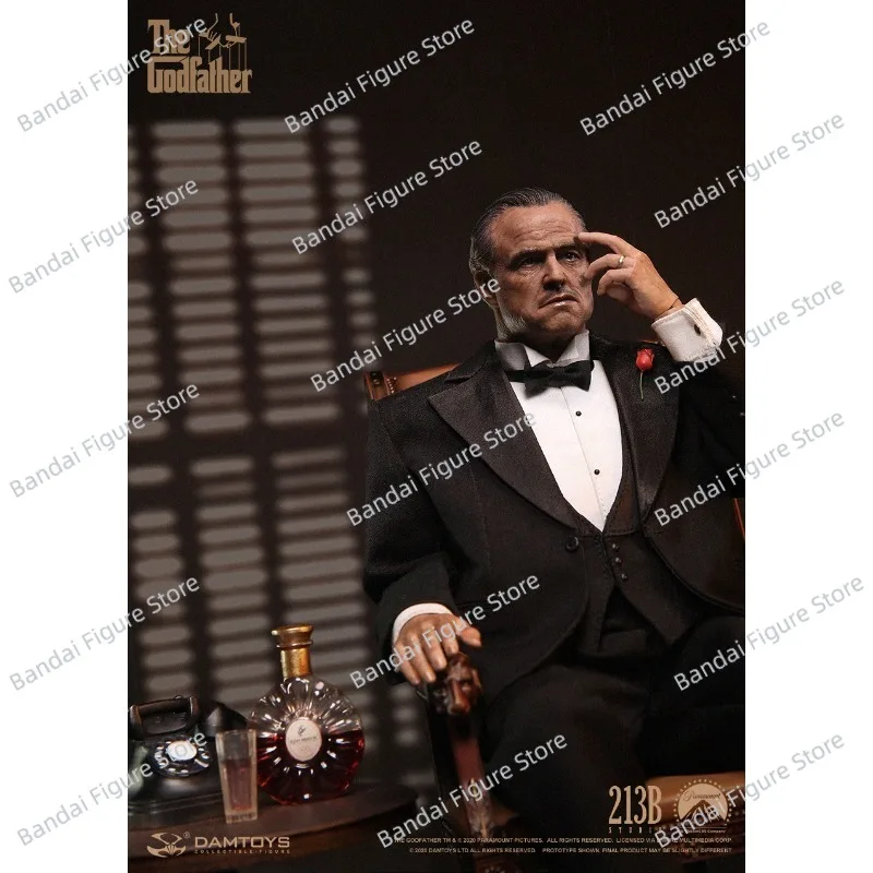 DAMTOYS DAM DMS032 1971-versie Pak Doek The Godfather Action Figure DMS033 1/6 Grijs Vintage Stijl VITO CORLEONE Mini Beeldje