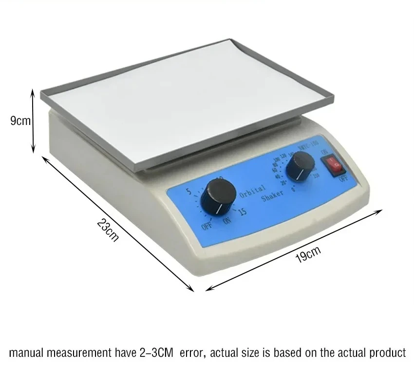 110/220V Laboratory Rotary Oscillator RPR Mixer Lab Orbital Rotator Shaker Orbital Oscillator 210RPM Adjustable Speed Oscillator