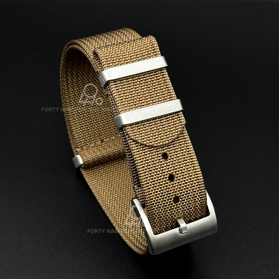 Hochwertiges Stoff-Uhrenarmband, 18/19/20 mm, gewebtes Nylon-Uhrenarmband, 21/22/24 mm, einteiliges gewebtes Uhrenarmband für Omega Seiko