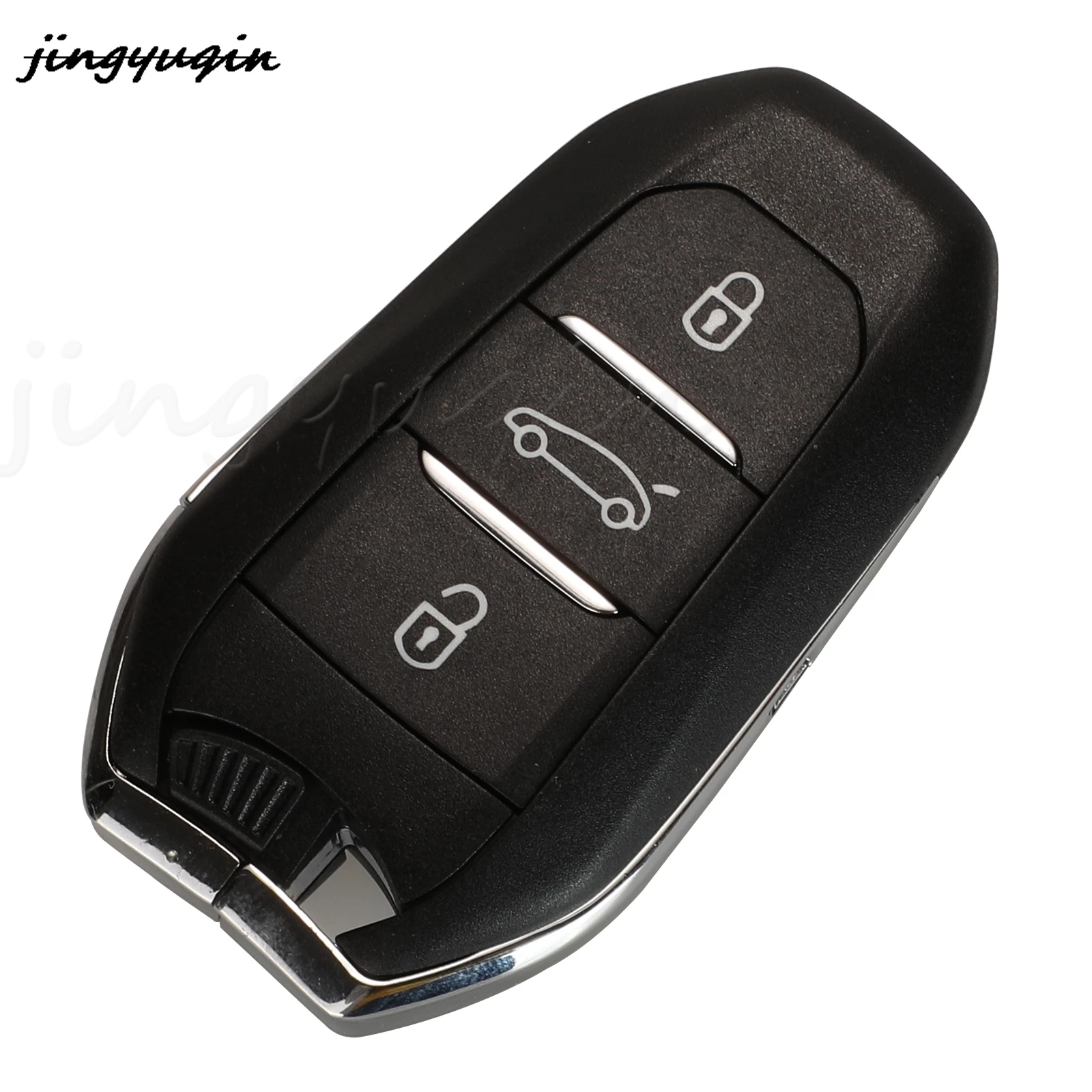 Jingyuqin 3 Bottoni Chiave A Distanza Intelligente Per Auto Fob 434Mhz Id46 Hitag2 Pcf7953 Per Citroen C4 C4L DS4 DS5 Con Lama Hu83