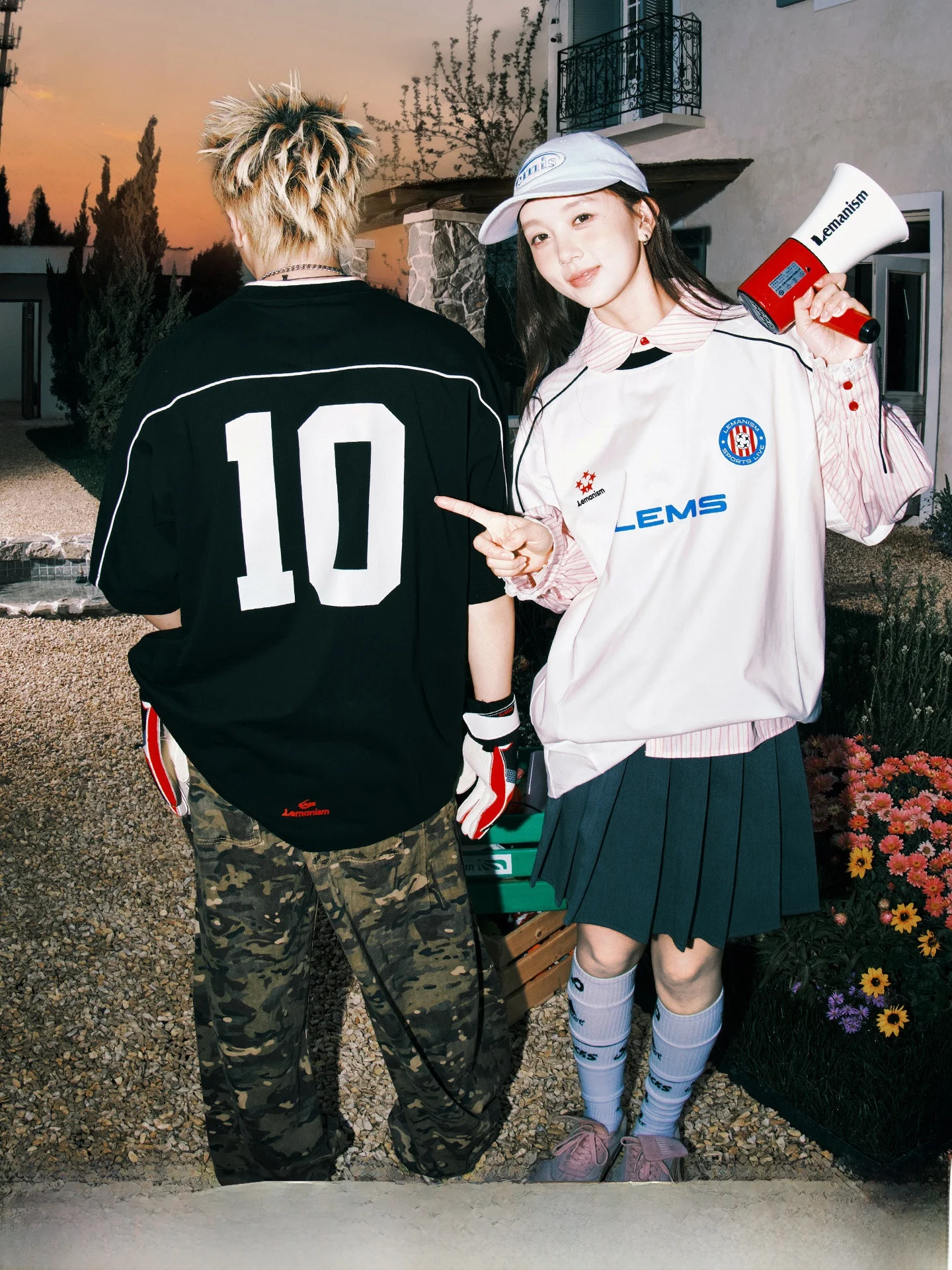 Lemanism American Streetwear Retro Jersey T-Shirt Men's Summer New Couple Style Casual Short Sleeve Fashionable Brand