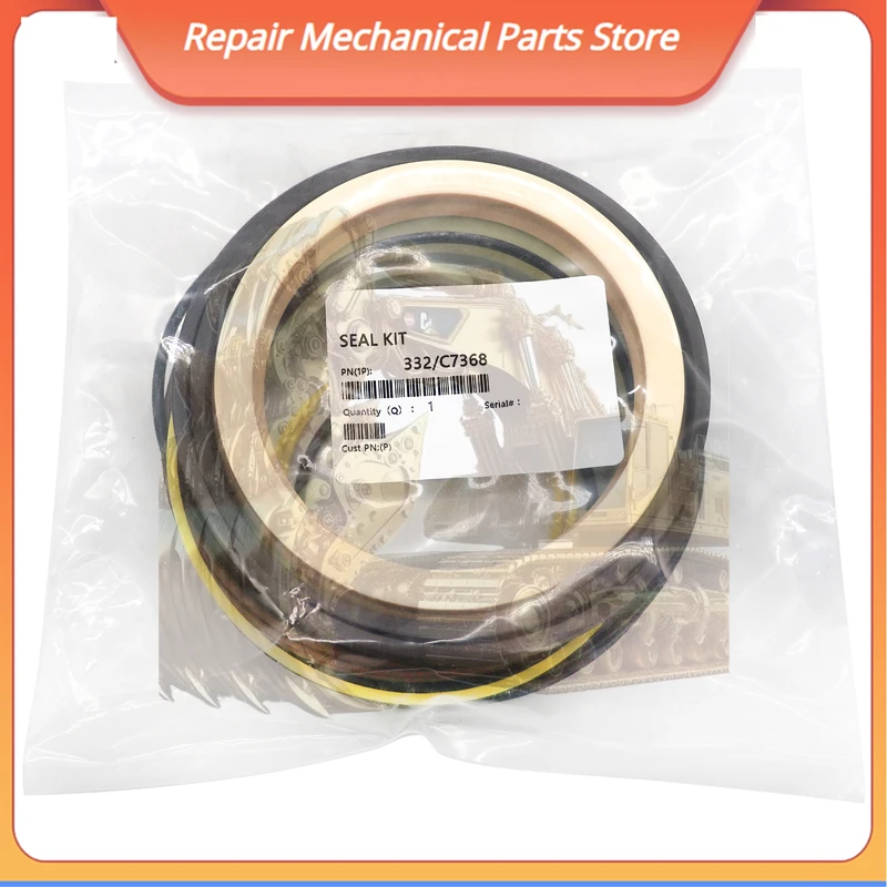 

For Jcb 331-32713 331-39036 331-39041 331-39047 332-c7368 332-c9373 Arm Ram Bucket Dipper Cylinder Seal Kit Excavator Parts