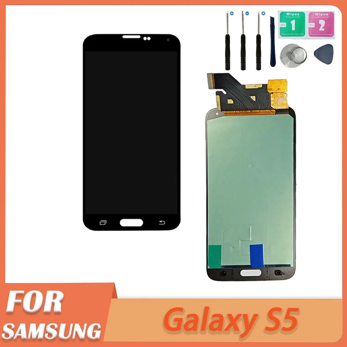 OLED LCD Screen For Samsung Galaxy S5 G900F G900M G900H G900V LCD Display Touch Screen Digitizer Assembly Replacement Parts LCD