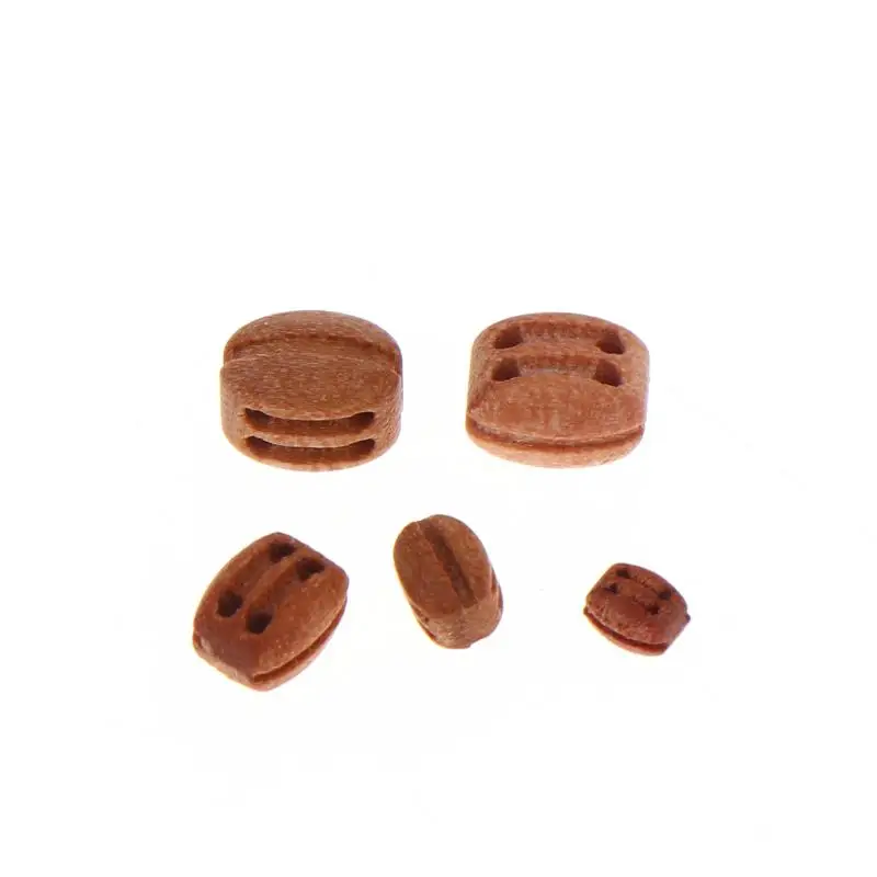 10Pcs DIY Model Ship Building Accessories Ancient Sailboat Model Accessories Wooden Double Block Pulleys 3mm 4mm 5mm 6mm view 6