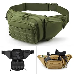 Taille einer taktischen Waffe im Freien für Männer, Fanny Pack, sportliche Turnschuhe der Schulter, Holster, Brust, Kampf, Camping, Sport, Jagd, Jagd 8 Hauptverkaufsweg Pothest - №1