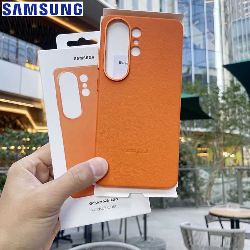 Samsung Galaxy S26 Ultra Kindsuit Case Leather Protective Cover For Samsung S26 Plus S26+ With Buttons Phone Case