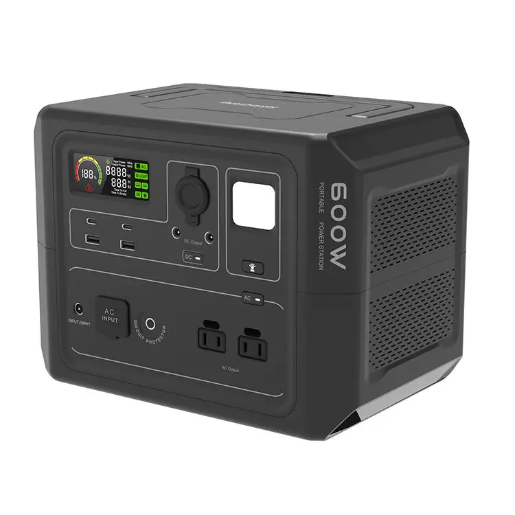 

Электростанция с литиевой батареей, портативный мощный солнечный генератор 1200 Вт для домашнего кемпинга