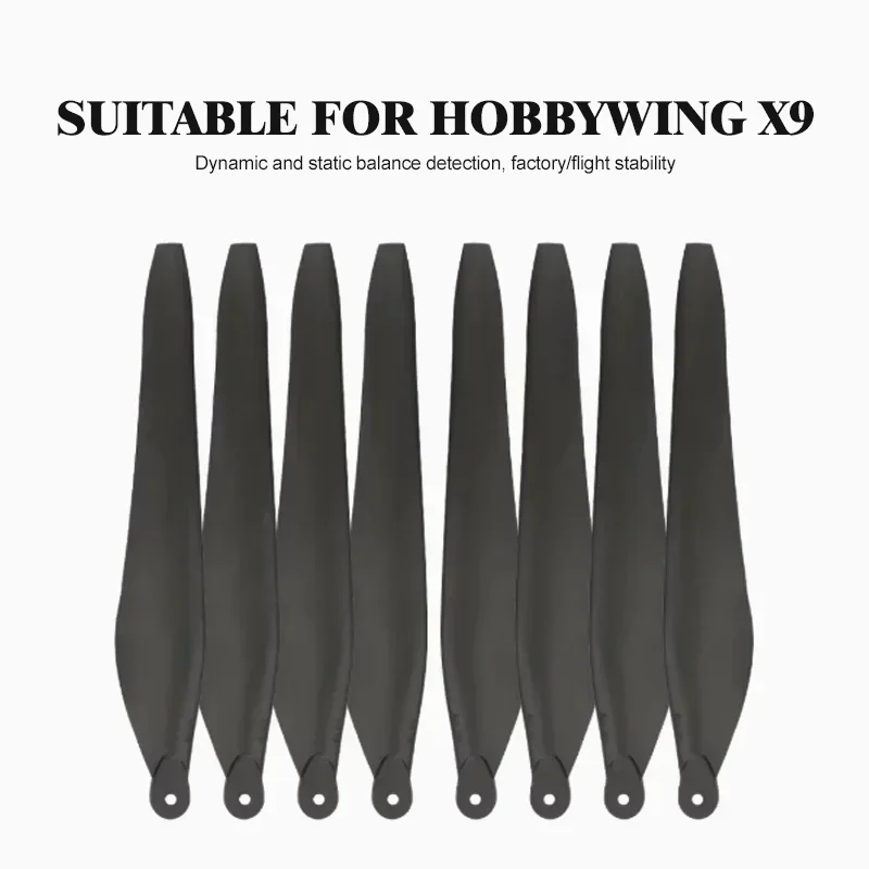 3411 Folding Drone Prppellers Blades for Hobbywing X9 Power System Carbon Fiber Plastic Mix Propeller CW CCW Drone Accessories