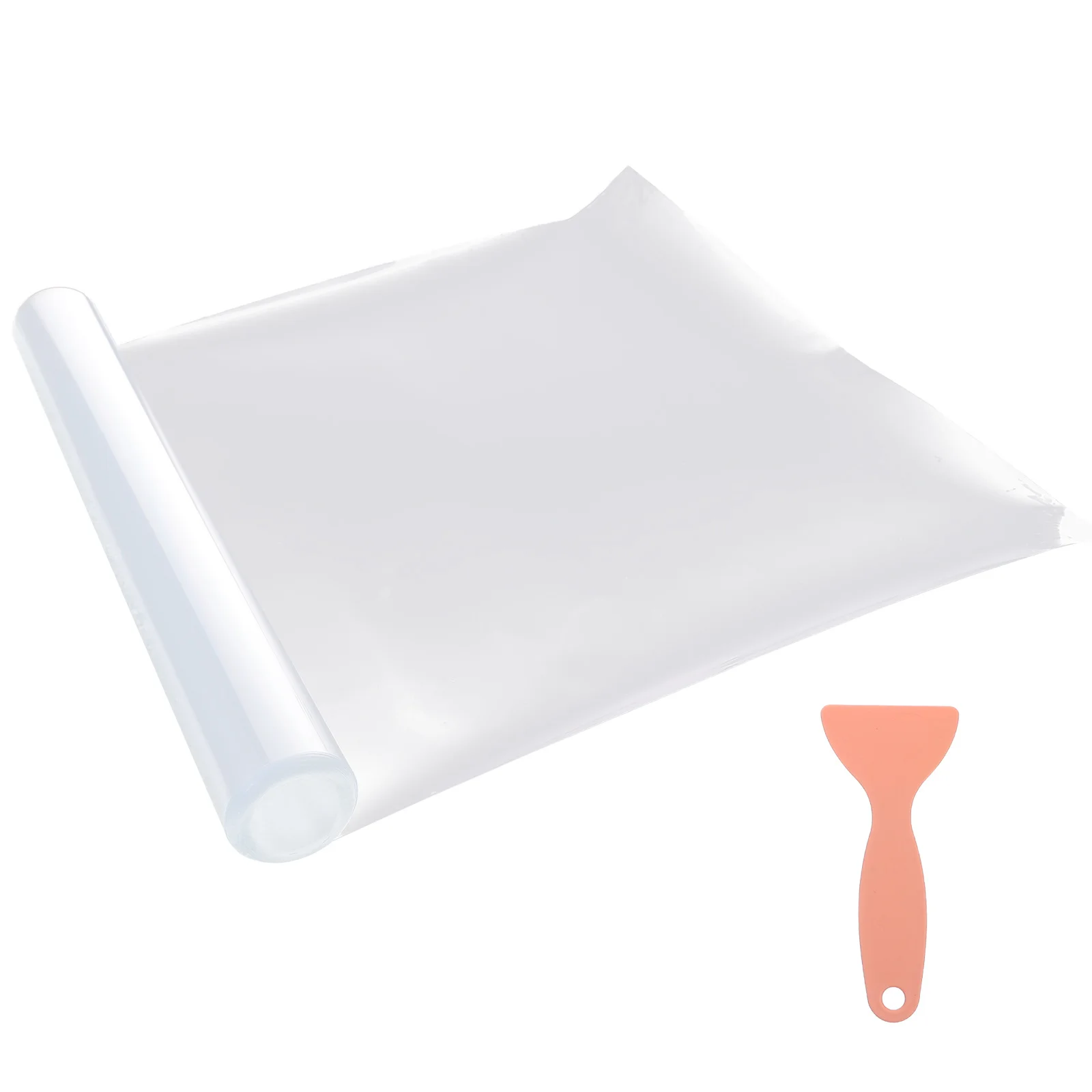 

2pcs Universal Car Protection Film Transparent Scratch Resistant Clear Wrap For Bumper Mirror Door Edge Anti Dust Uv Resistant