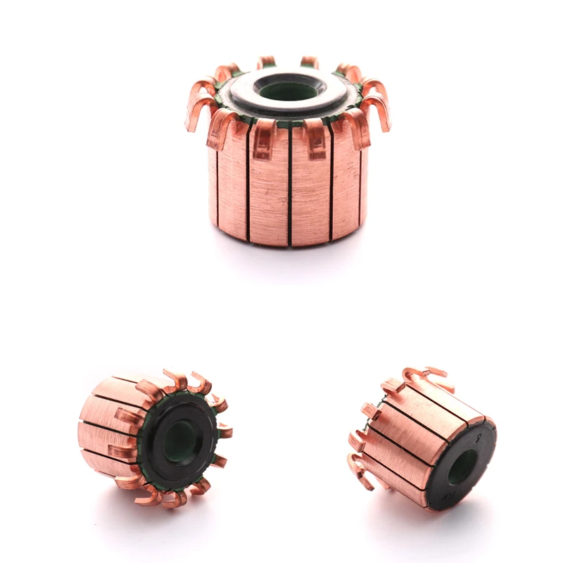 1pc 12P Teeth Copper Hook Type Electrical Motor Commutator CHY-3389-12 Copper Hook Type Electrical Motor Commutator