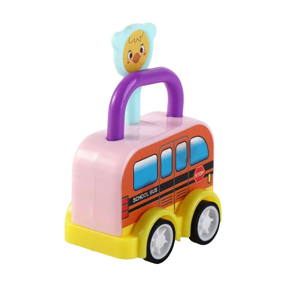 Zufällige Farbe DIY Puzzle Auto Spielzeug Fahrzeuge Schloss Bus Schloss Kopf Auto frühen pädagogischen Schlüssel Schlüssel passend Spielzeug Baby