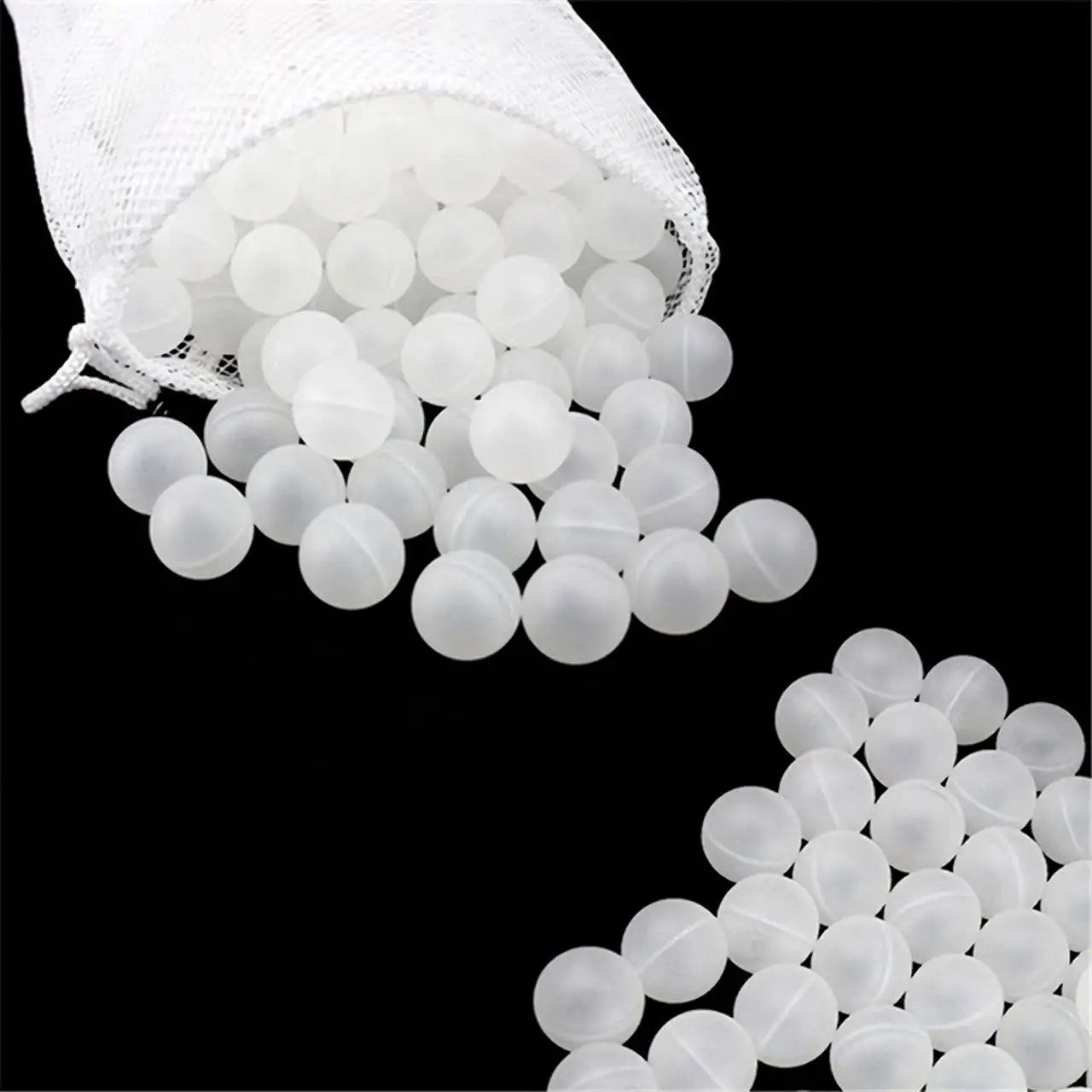 300 PCS Sous Vide ลูกบอลทําอาหารสําหรับหม้อหุงข้าวน้ําทําอาหาร Sous Vide คอนเทนเนอร์ BPA ฟรี 20 มม.ตาข่ายถุงอบแห้ง