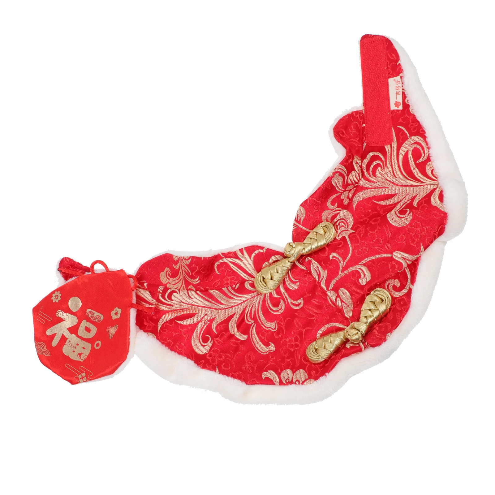 

Festival Cloak Pet Warm Costume Acrylic Winter Dress Coats Dogs Cats Supplies Holiday Party Clothing New Year Cape Dog Jacket