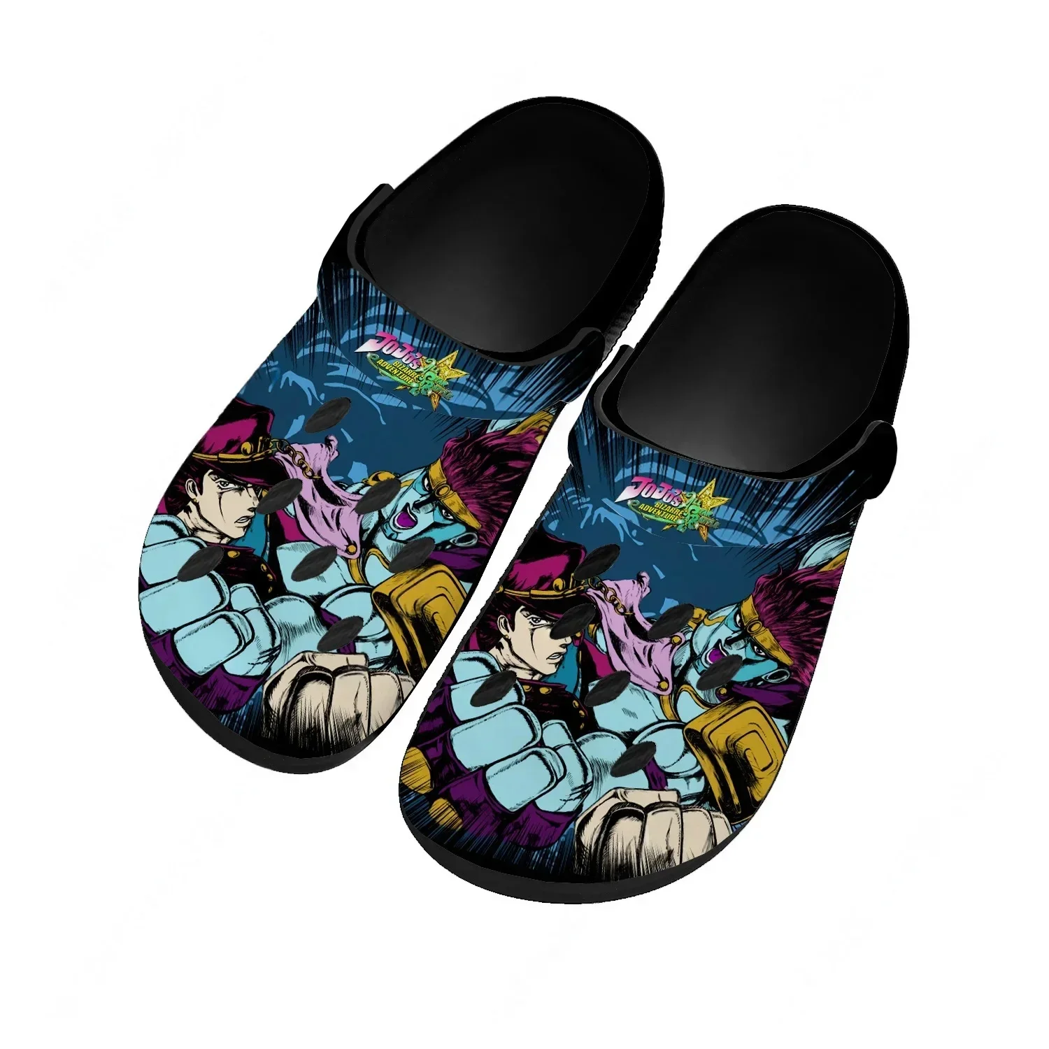 Jojos Bizarre Adventure Home Custom Sandals Women Teenager Fashion Water Shoe Garden Breathable Comfort Beach Hole Slippers