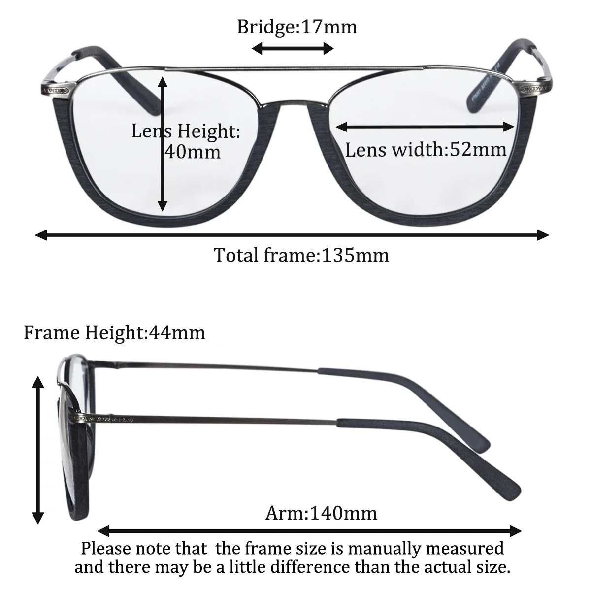 Multifocal grade glasses near and far progressive multifocal reading glasses men women copy wood frame custom prescription