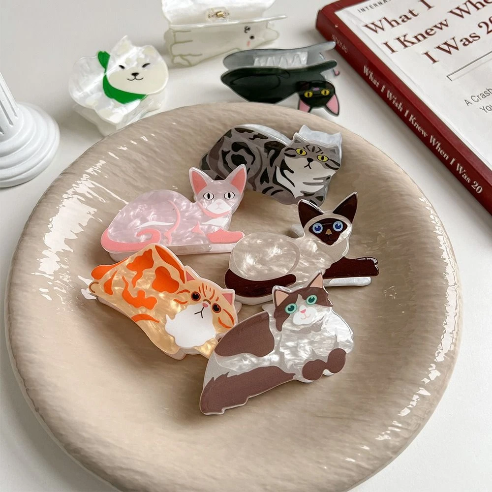 

Creative Puppy Animal Dog Hair Claw Cartoon Animal Shark Clip Cat Hair Clip Kitten Women Headwear Female