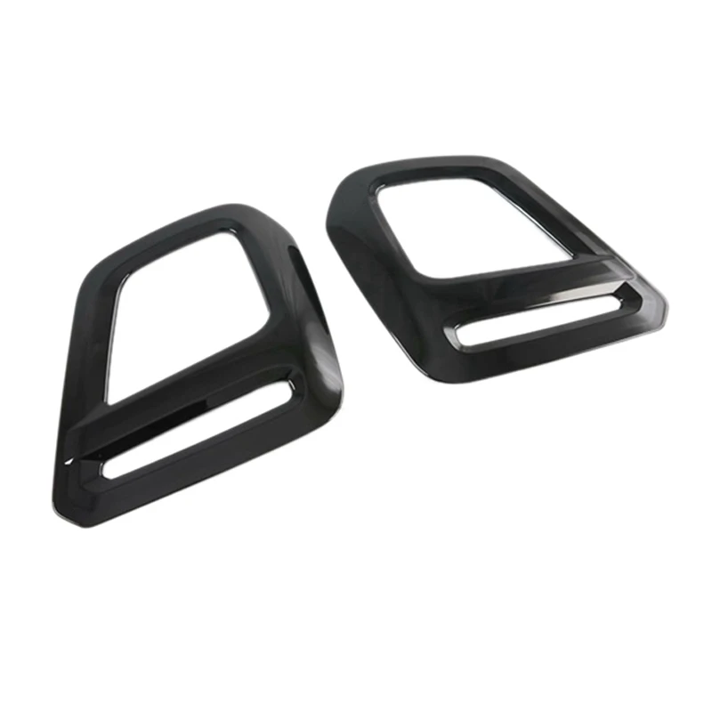 A024-Front Fog Lamp Cover Trim for Subaru Forester Sport/Touring/E-BOXER/IS/SK 2019-2021 Black Car Foglight Trims Stickers
