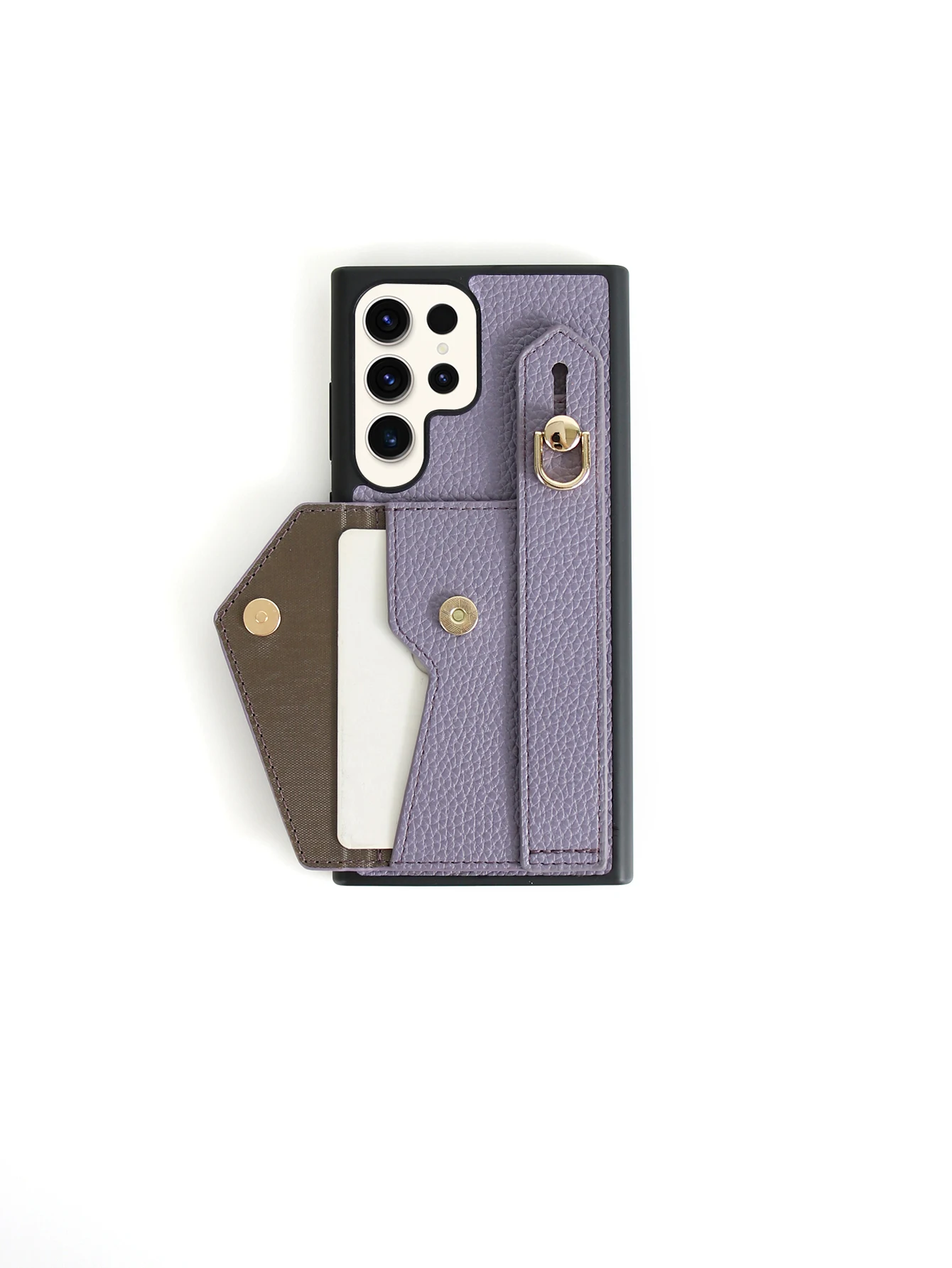 Shockproof PU Phone Case with Card wallets Anti Fingerprint for Samsung Galaxy s21 S25 A14 A56