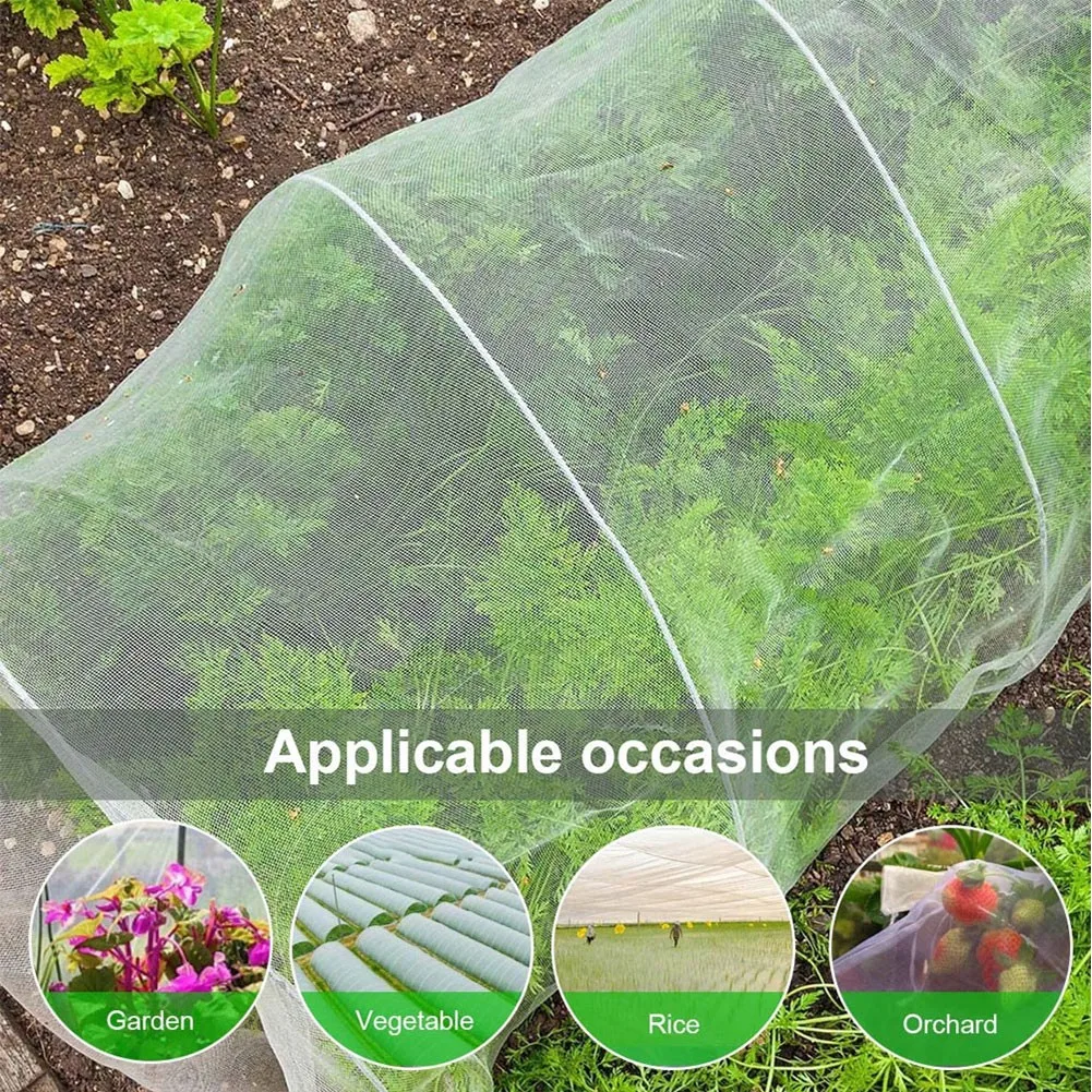 

60 Mesh Plant Vegetables Insect Protection Net Garden Fruit Care Cover Flowers Protective Net Greenhouse Pest Control Anti-Bird