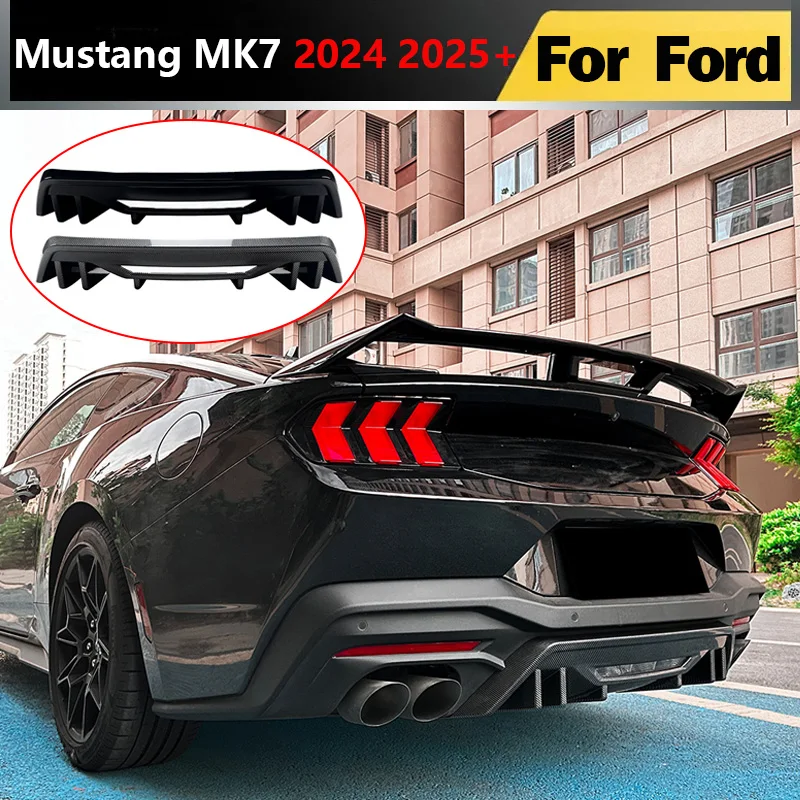 

Для Ford Mustang MK7 2024 2025 2026 + автомобильный задний бампер, диффузор, губа, модифицированные сплиттеры, спойлер, нижняя защита, комплекты кузова