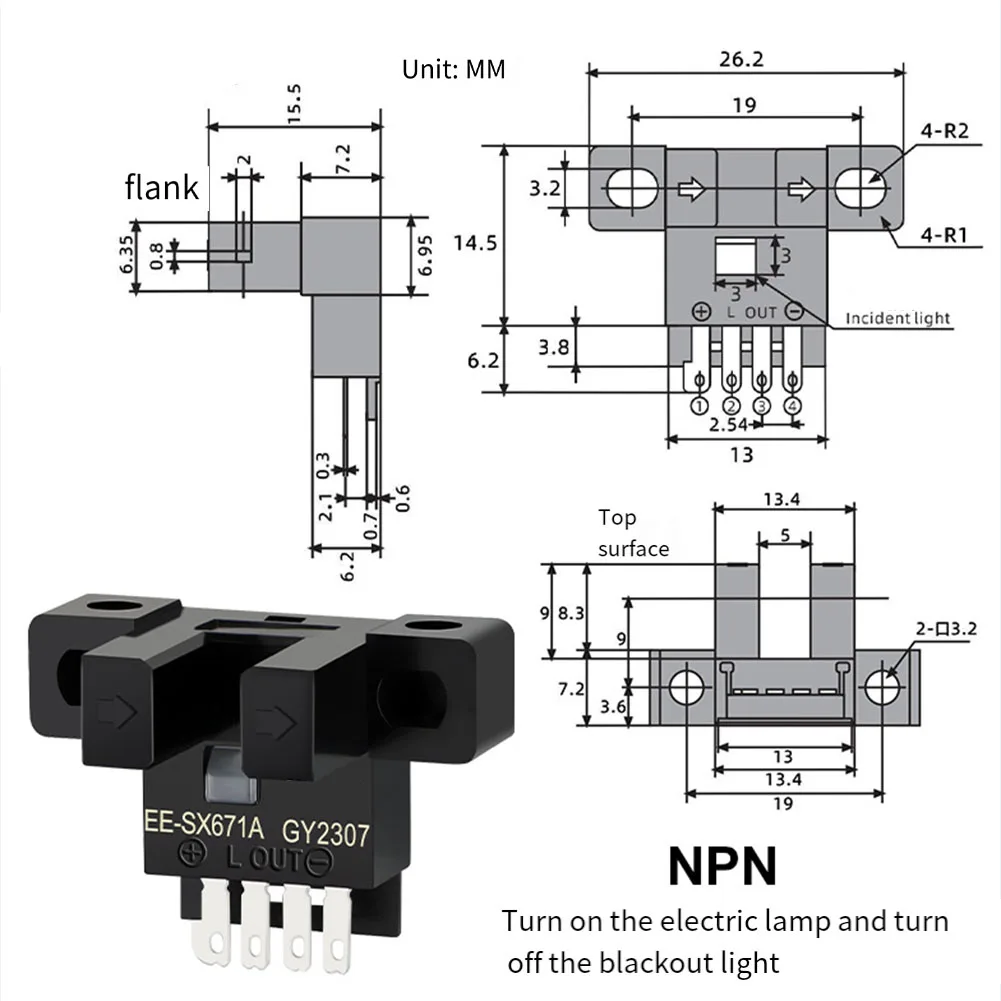 صناعة الطباعة فتحة نوع التبديل فتحة نوع التبديل طبقة التدريع مكونات فتحة نوع التبديل كشف المسافة