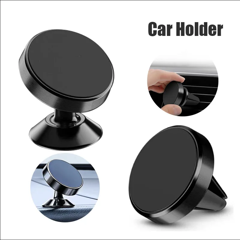 Magnetic Car Phone GPS Holder in Car For iPhone X Samsung Xiaomi Magnet Dashboard Air Vent Mount Cell Mobile Phone Stand Support