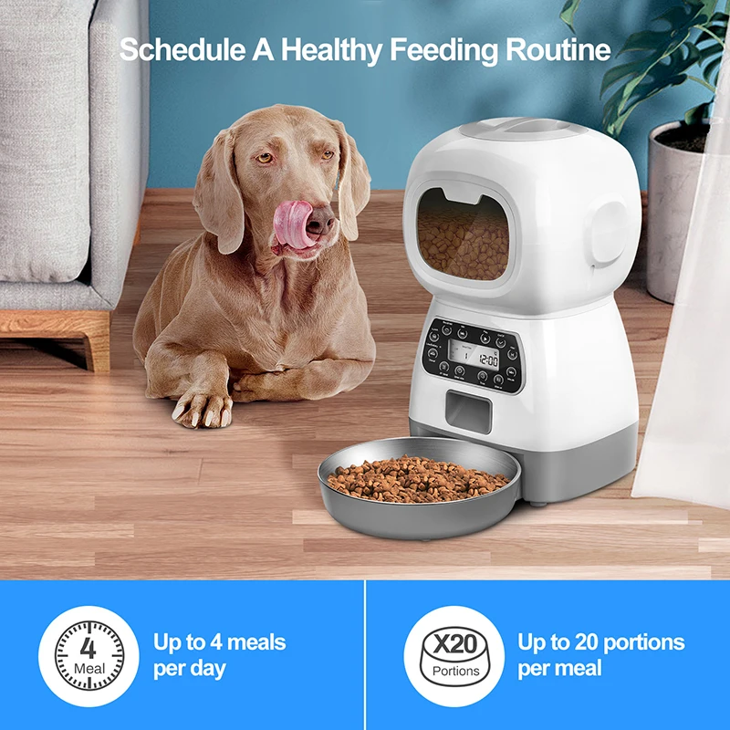 

1PC Intelligent Pet Feeder - Cat And Dog Feeding Device - Automatic And Precise Feeding Intelligent Feeder