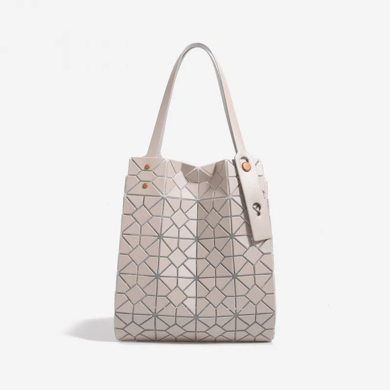 Nuevo Bolso Tote de Diseño Moderno y Exclusivo con Forma Geométrica de Rombo y Diamantes, Bolso de Mano Versátil de Gran Capacidad, Bolso de Hombro, Bolso para Debajo del Brazo