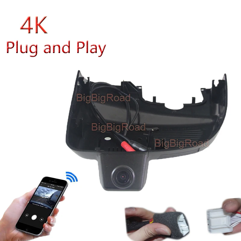 4K Plug And Play Car Wifi DVR Video Recorder For Mercedes Benz A45 GLA220 C117 X117 CLA180 CLA200 CLA220 GLA200 DashCam Camera