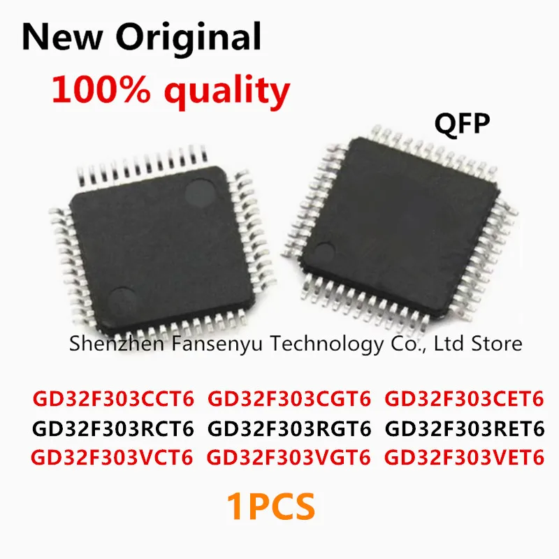 (1piece)New GD32F303CCT6 GD32F303CGT6 GD32F303CET6 GD32F303RCT6 GD32F303RGT6 GD32F303RET6 GD32F303VCT6 GD32F303VGT6 GD32F303VET6