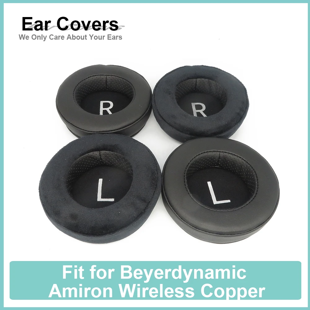 Earpads For Beyerdynamic Amiron Wireless Copper Headphone Earcushions Protein Velour Pads Memory Foam Ear Pads