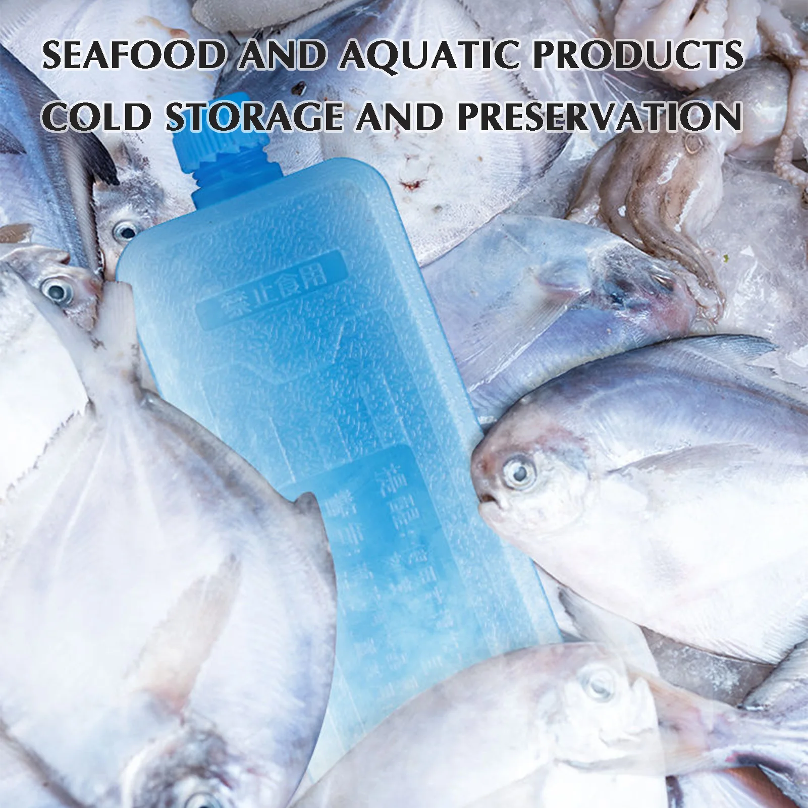 Reusable Gel Freezer Pack Refrigerator Ice Blocks Ice Crystal Box Cold Freezer Pack Picnic Fresh Food Cooler Water Injection Box