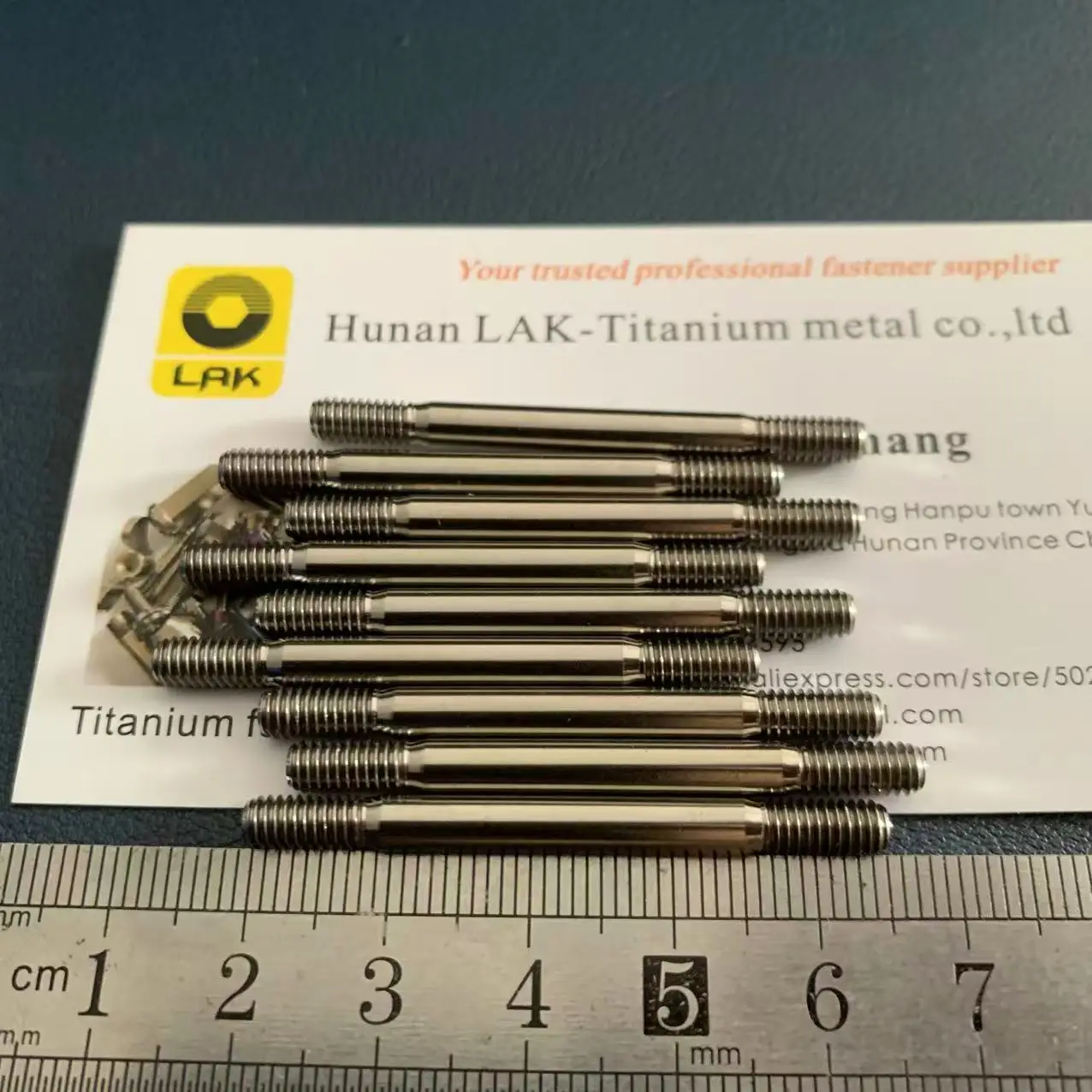 M4x9 RC برغي تيتانيوم/ربط دوار Gr5 Diameter4.0 الطول الإجمالي 50 55 67 70 140