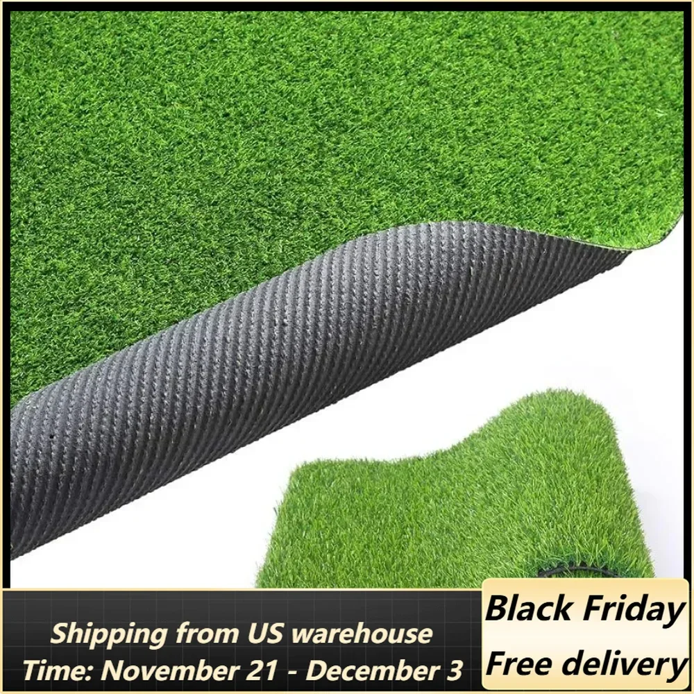 Artificial Lawn Custom Size 3 X 10 Feet, Indoor and Outdoor Garden Lawn Landscaping Synthetic Grass Mat Fake Grass Mat