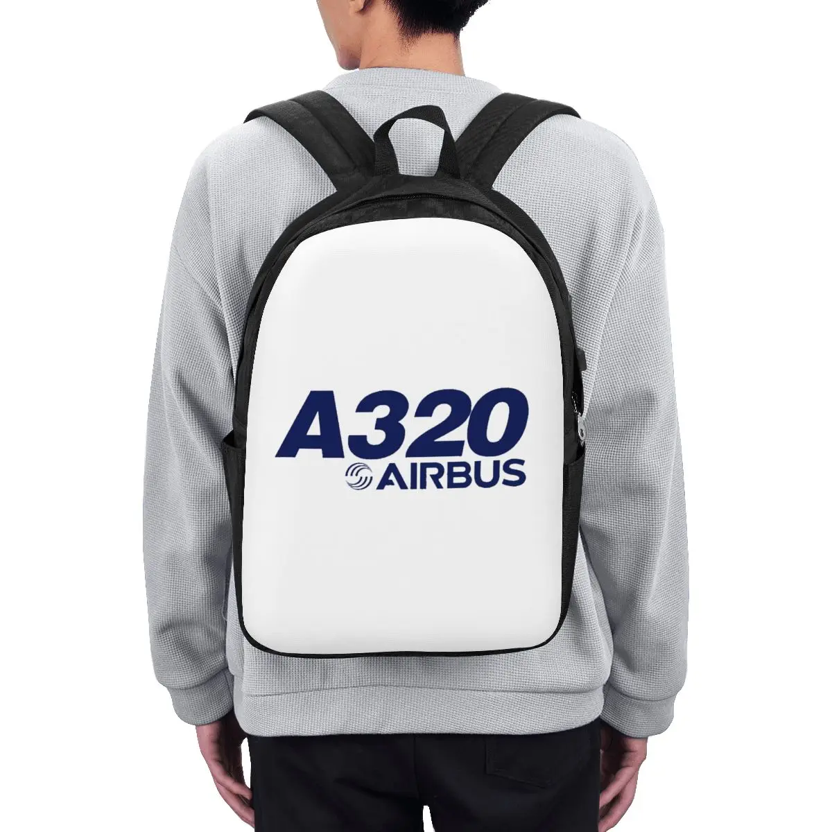 

Airbus A320 Logo Backpack Travel Notebook Bag Computer College Student School Bag Laptop Shoulder Bags for Men Women
