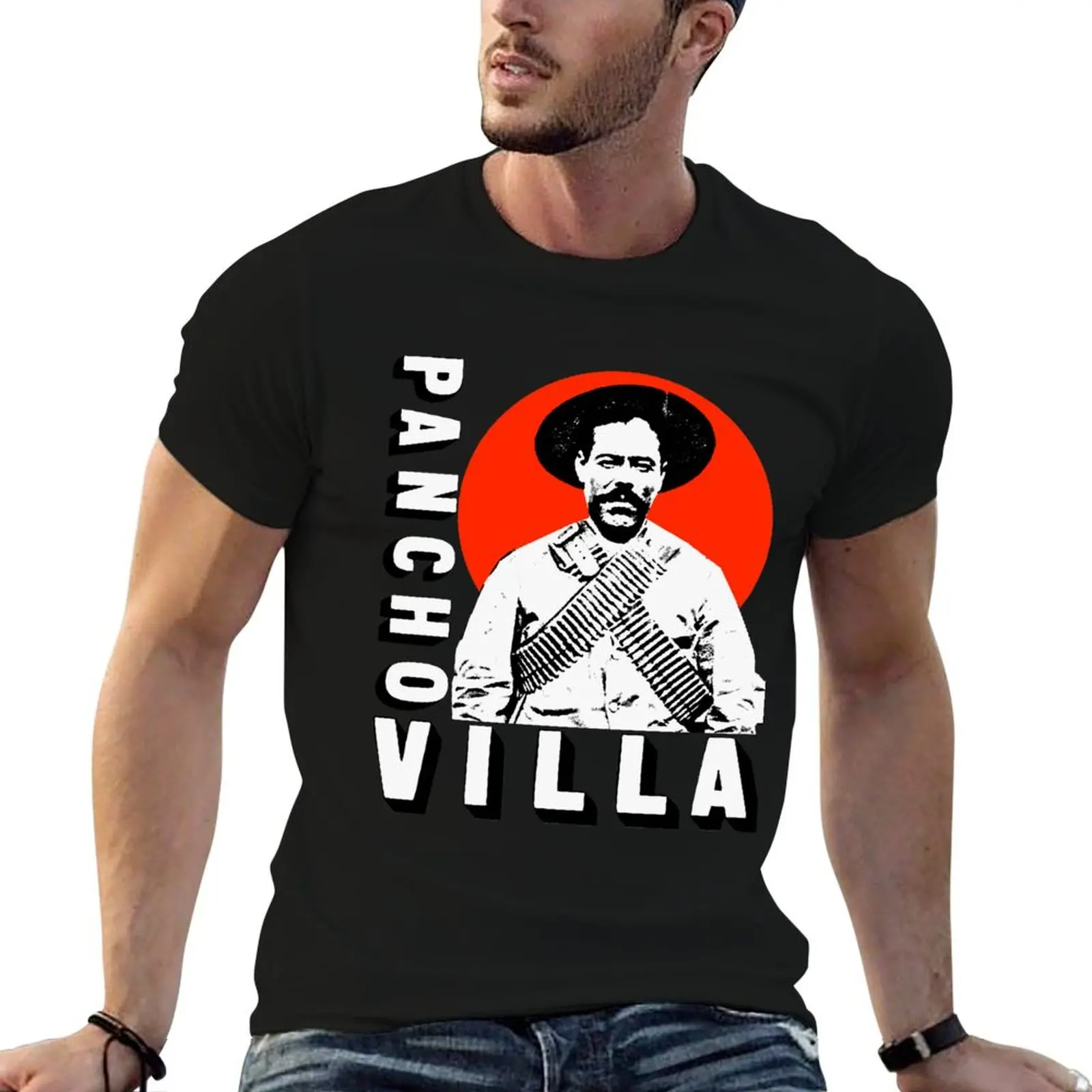 

PANCHO VILLA T-Shirt man t shirt designer t shirt man cotton funny t shirts man T-Shirt