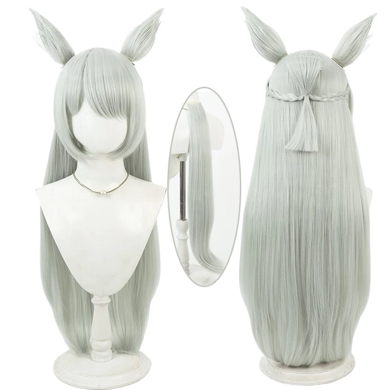 

В наличии Uma Musumee Fujimasa March Косплей Парик Аниме Pretty Derbyy Косплей Хвост Синтетические волосы Термостойкое волокно Парик + шапочка для парика