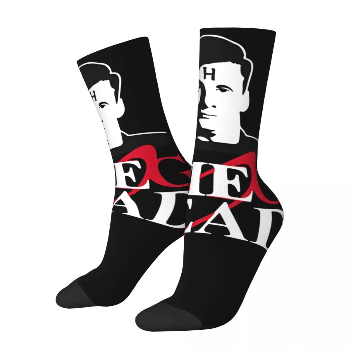 Hip Hop Retro Smeg Head Red Dwarf Crazy Men's compression Socks Unisex Red Dwarf Harajuku Seamless Printed Funny Novelty Happy