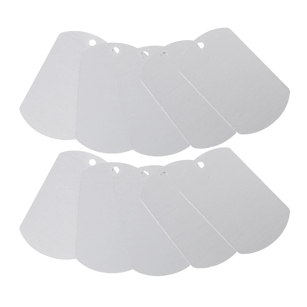 

30pcs Aluminum Pet Durable Lightweight Dog Name Tags Anti-Lost Cattle Ear Tags Multi-Functional Tiny Metal Stamp Blanks