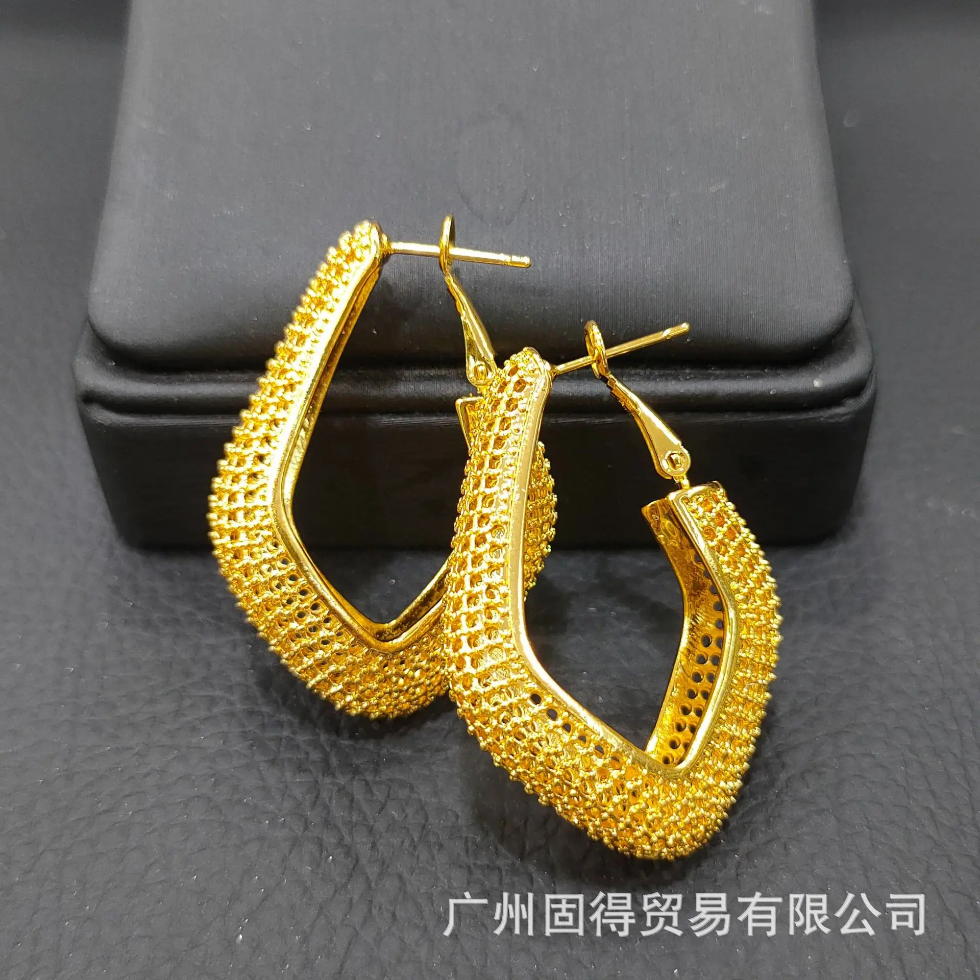 Dubai Jewelry 24K Gold Plated Premium Nigeria Women\'s New Earrings