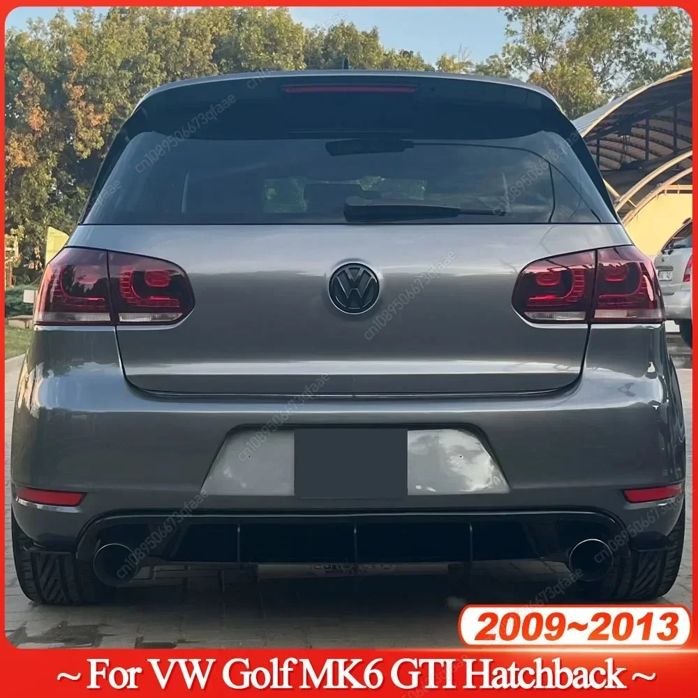 

Задний спойлер автомобиля, лопасть ветра, автоматическая защита для VW Golf 6 MK6 GTI 2009 2010 2011 2012 2013, хэтчбек, черные обвесы, тюнинг